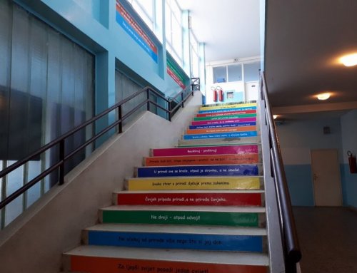 Placing decorative ecological labels in schools of Busovača